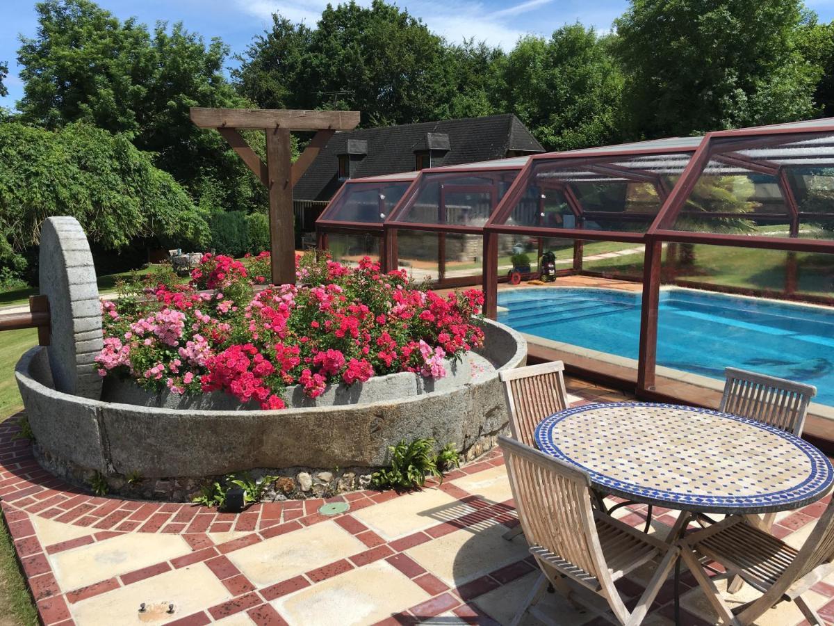 Maison Avec Piscine A Honfleur Villa Genneville Kültér fotó